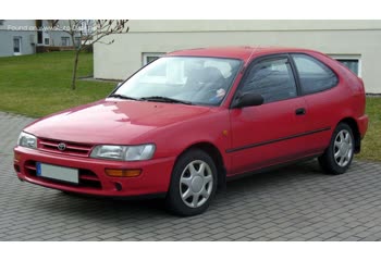 المواصفات والتفاصيل التقنية الكاملة 1992 Toyota Corolla Compact VII (E100) 2.0 D XL (72 Hp)