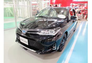 المواصفات والتفاصيل التقنية الكاملة 2017 Toyota Corolla Fielder XI (facelift 2017) 1.5i (100 Hp) Hybrid e-CVT