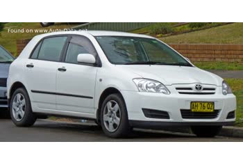 المواصفات والتفاصيل التقنية الكاملة 2001 Toyota Corolla Hatch IX (E120, E130) 2.0 D-4D (90 Hp)