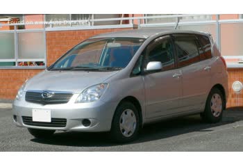 المواصفات والتفاصيل التقنية الكاملة 2001 Toyota Corolla Spacio II (E120) 1.4 (97 Hp)