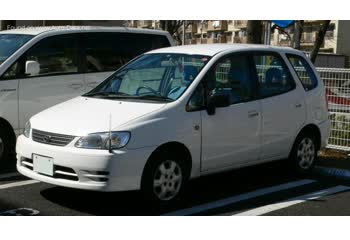 Full specifications and technical details 2000 Toyota Corolla Spacio I (E110) 1.8i (125 Hp) Automatic