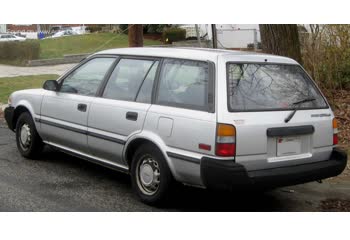 المواصفات والتفاصيل التقنية الكاملة 1988 Toyota Corolla  Wagon VI (E90) 1.6 XLI (AE95) (105 Hp) 4x4