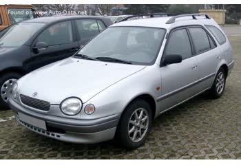 المواصفات والتفاصيل التقنية الكاملة 2000 Toyota Corolla Wagon VIII (E110) 2.0 D-4D (90 Hp)