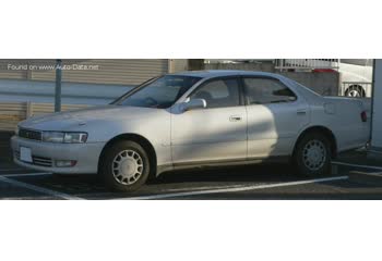 المواصفات والتفاصيل التقنية الكاملة 1992 Toyota Cresta (GX90) 1.8 i 16V SC (120 Hp)