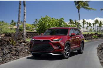 Full specifications and technical details 2023 Toyota Grand Highlander 2.4 Turbo (362 Hp) Hybrid MAX AWD Direct Shift