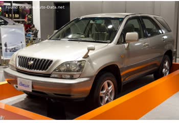 المواصفات والتفاصيل التقنية الكاملة 2000 Toyota Harrier I (XU10) 2.4 16V (160 Hp) Automatic