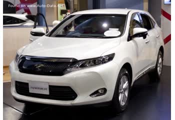 المواصفات والتفاصيل التقنية الكاملة 2013 Toyota Harrier III (XU60) 2.5 (197 Hp) Hybrid E-Four e-CVT