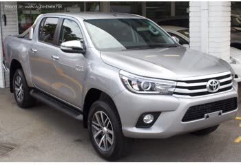 المواصفات والتفاصيل التقنية الكاملة 2015 Toyota Hilux Double Cab VIII 2.4 D-4D (150 Hp) 4WD