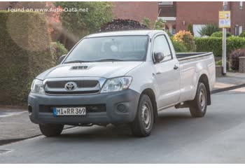 المواصفات والتفاصيل التقنية الكاملة 2008 Toyota Hilux Single Cab VII (facelift 2008) 2.5 D-4D (120 Hp)