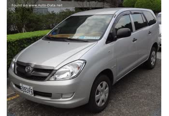 المواصفات والتفاصيل التقنية الكاملة 2004 Toyota Innova I 2.0 VVT-i (136 Hp)