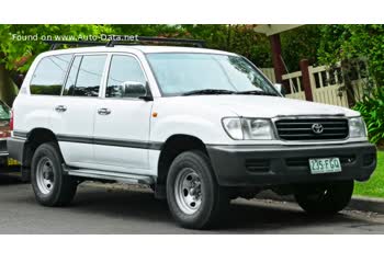 Full specifications and technical details 1998 Toyota Land Cruiser (J105) 4.2 TD (204 Hp)