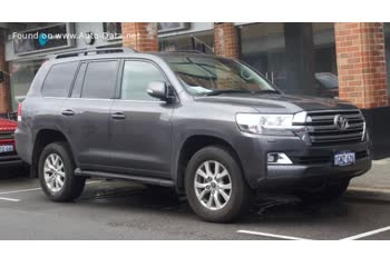 Full specifications and technical details 2015 Toyota Land Cruiser (J200, facelift 2015) 4.6 V8 (309 Hp) AWD Automatic