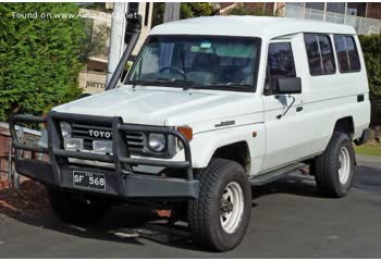 Full specifications and technical details 1990 Toyota Land Cruiser (J75) 3.5 D (PZJ75) (115 Hp) 4WD