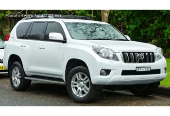 Full specifications and technical details 2009 Toyota Land Cruiser Prado (J150) 5-door 3.0 D-4D (173 Hp) 4WD