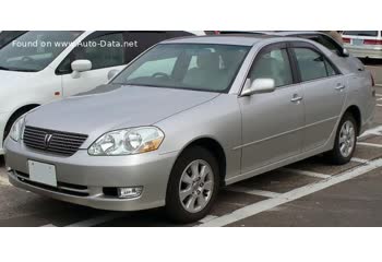 المواصفات والتفاصيل التقنية الكاملة 2000 Toyota Mark II (JZX110) 2.5 i 24V (200 Hp)