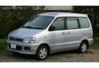 المواصفات والتفاصيل التقنية الكاملة 2001 Toyota Noah 2.0 i (156 Hp)