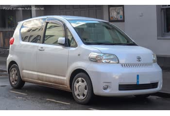 المواصفات والتفاصيل التقنية الكاملة 2004 Toyota Porte I 1.5i (109 Hp)