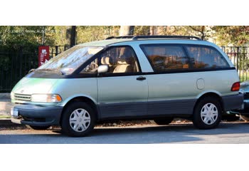 Full specifications and technical details 1990 Toyota Previa (CR) 2.4 16V (132 Hp) 4X4