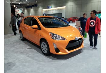 المواصفات والتفاصيل التقنية الكاملة 2017 Toyota Prius c 1.5 (101 Hp) Hybrid e-CVT