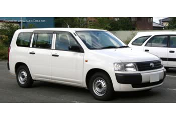 المواصفات والتفاصيل التقنية الكاملة 2002 Toyota Probox 1.5 i (105 Hp) 4WD