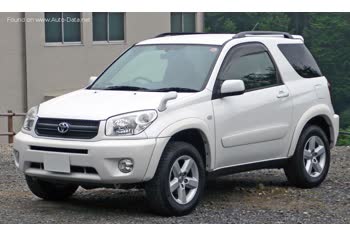 المواصفات والتفاصيل التقنية الكاملة 2003 Toyota RAV4 II (XA20, facelift 2003) 3-door 2.0i 16V (150 Hp) 4WD