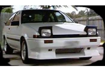 المواصفات والتفاصيل التقنية الكاملة 1983 Toyota Sprinter Trueno 1.6 (85 Hp)