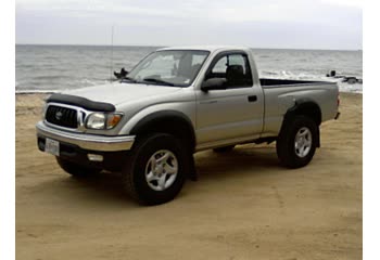 المواصفات والتفاصيل التقنية الكاملة 1995 Toyota Tacoma I Single Cab 2.7 (182 Hp)