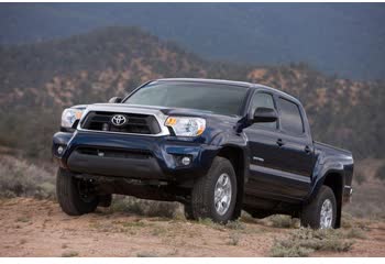 Full specifications and technical details 2012 Toyota Tacoma II Double Cab (facelift 2012) 2.7 (182 Hp) 4WD Automatic