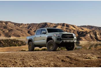 المواصفات والتفاصيل التقنية الكاملة 2020 Toyota Tacoma III Double Cab (facelift 2020) 2.7 4CYL (159 Hp) ECT-i