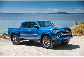 المواصفات والتفاصيل التقنية الكاملة 2015 Toyota Tacoma III Double Cab 3.5 V6 (278 Hp) Automatic