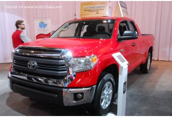 المواصفات والتفاصيل التقنية الكاملة 2013 Toyota Tundra II Double Cab (facelift 2013) 5.7 V8 32V (381 Hp) 4x4 Automatic