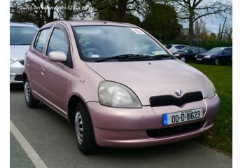 المواصفات والتفاصيل التقنية الكاملة 1999 Toyota Vitz I 1.5 VVT-I 16V (109 Hp)