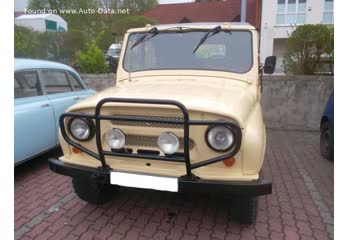 Full specifications and technical details 1973 UAZ 469B 2.4 (73 Hp) 4x4