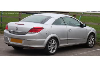 المواصفات والتفاصيل التقنية الكاملة 2006 Vauxhall Astra Mk V Convertible 1.9 CDTi (150 Hp)