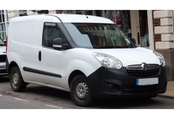 المواصفات والتفاصيل التقنية الكاملة 2011 Vauxhall Combo D 1.6 CDTI (105 Hp) Ecotec