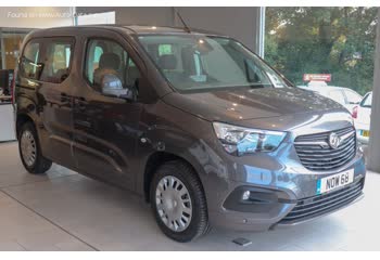 المواصفات والتفاصيل التقنية الكاملة 2018 Vauxhall Combo Life E 1.5 Turbo D (100 Hp) BlueInjection 7 Seat