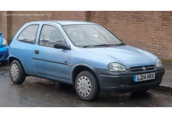 1998 Vauxhall Corsa B 1.2i 16V (65 Hp) Automatic thumb image