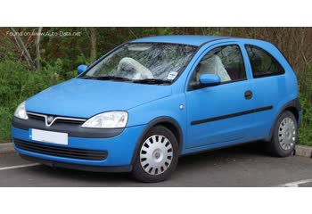 المواصفات والتفاصيل التقنية الكاملة 2000 Vauxhall Corsa C 1.4i (90 Hp)