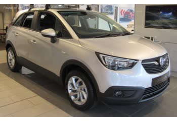 المواصفات والتفاصيل التقنية الكاملة 2017 Vauxhall Crossland X 1.6 (120 Hp)