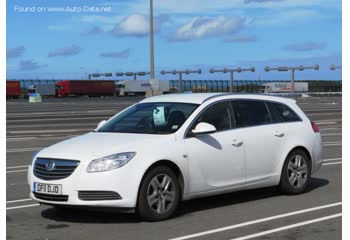 Full specifications and technical details 2008 Vauxhall Insignia I Sports Tourer 1.8i ecoTEC (140 Hp)