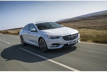 Full specifications and technical details 2018 Vauxhall Insignia II Grand Sport 2.0 Turbo D (170 Hp)