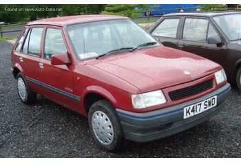 1985 Vauxhall Nova CC 1.2i (45 Hp) thumb image