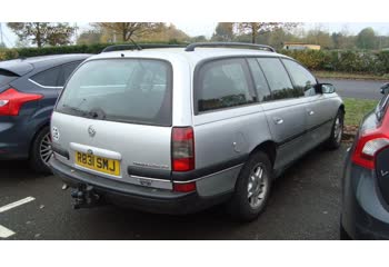 المواصفات والتفاصيل التقنية الكاملة 2000 Vauxhall Omega Estate B 5.7 V8 (310 Hp) Automatic