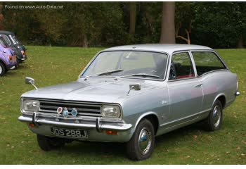 Vollständige Spezifikationen und technische Details 1968 Vauxhall Viva HB Estate 1.2 (70 Hp)