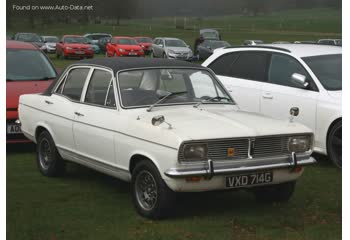 Full specifications and technical details 1968 Vauxhall Viva HB 1600 (84 Hp)