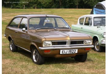 Full specifications and technical details 1972 Vauxhall Viva HC Estate 2300 (110 Hp)