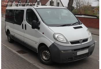 المواصفات والتفاصيل التقنية الكاملة 2006 Vauxhall Vivaro Doublecab LWB (facelift 2006) 2.5 CDTI 16V (146 Hp) DPF Tecshift