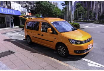 2010 Volkswagen Caddy Maxi III (facelift 2010) 2.0 (109 Hp) CNG thumb image