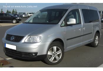 المواصفات والتفاصيل التقنية الكاملة 2007 Volkswagen Caddy Maxi III 1.9 TDI (105 Hp) DSG