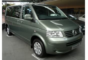 المواصفات والتفاصيل التقنية الكاملة 2003 Volkswagen Caravelle (T5) Long 2.5 TDI (174 Hp)